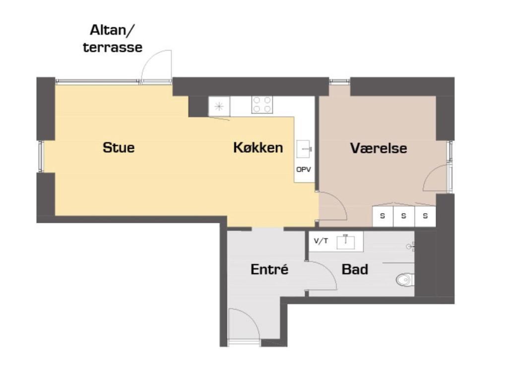 Cool 1-bed W. Private Terrace Apartment *